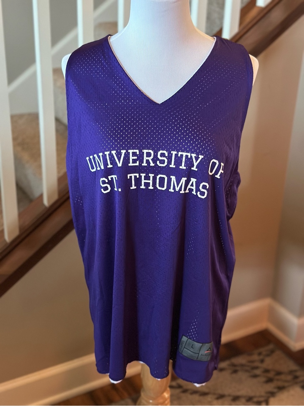 University of St. Thomas V‑Neck Dance Club Jersey Tank - B2021